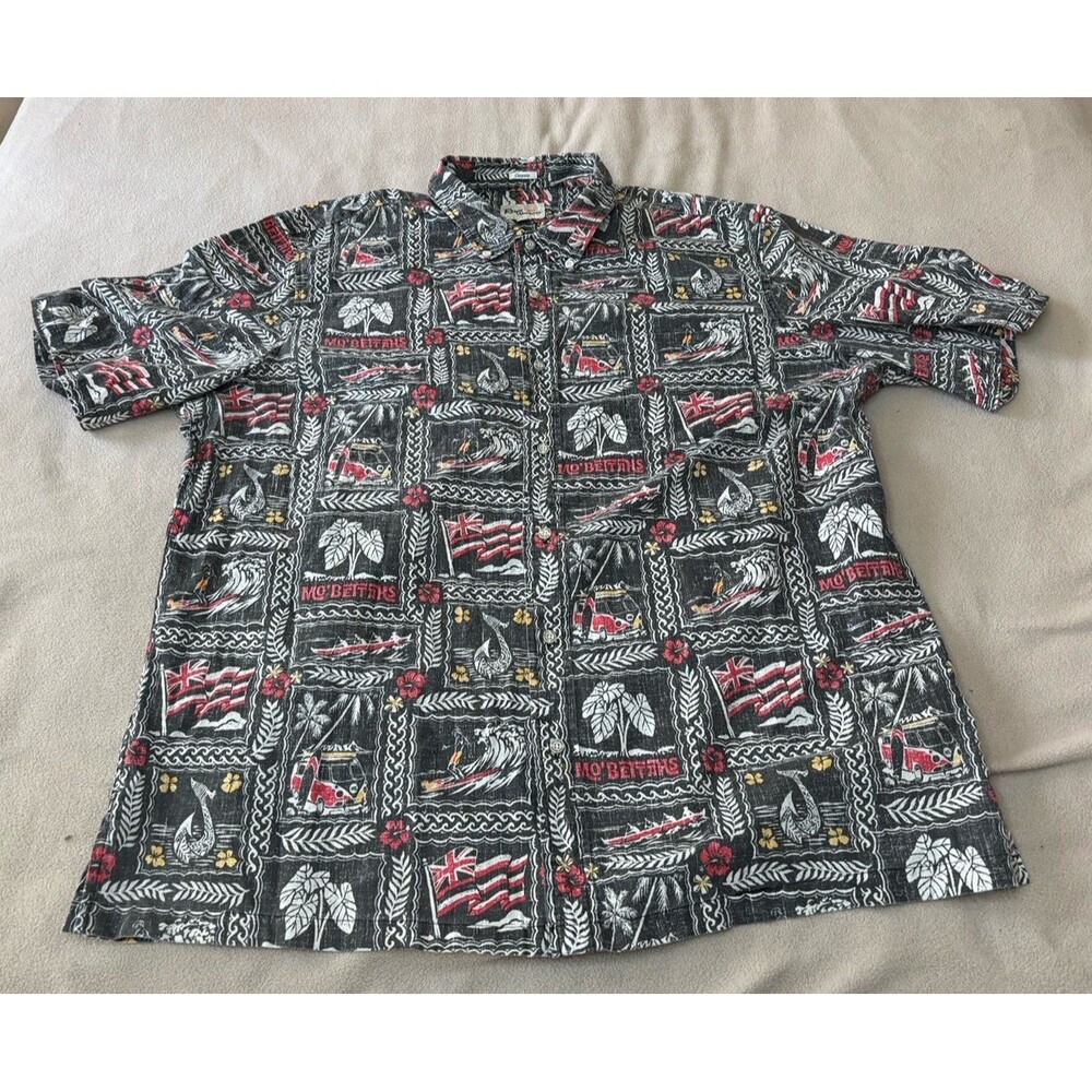 Reyn Spooner MO' BETTAHS Classic Aloha Button Down Hawaiian Shirt Size 2XL